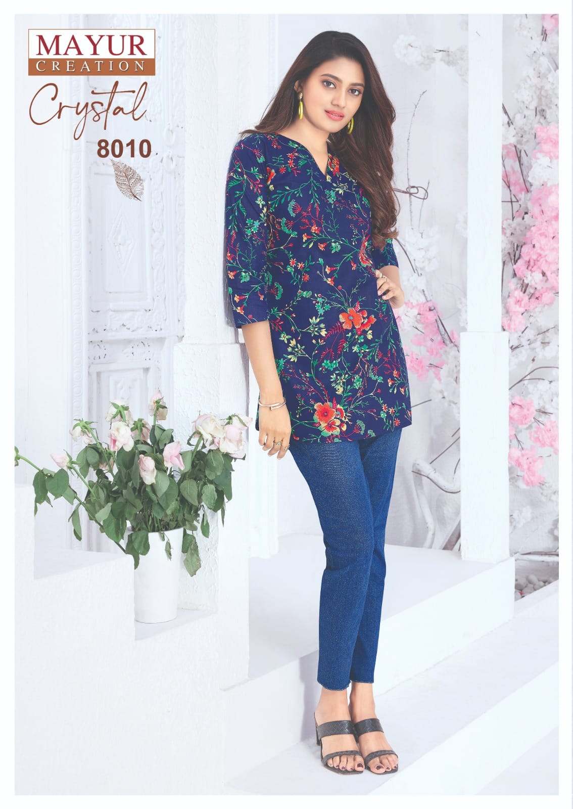 Mayur Creation Crystal Vol 8 Ladies Tops Catalog collection 15