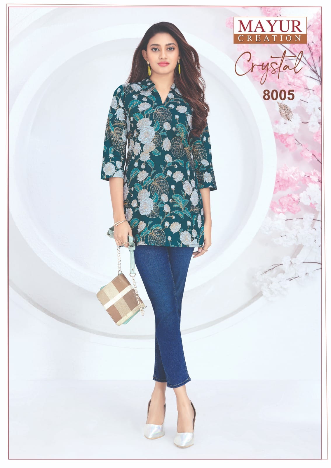 Mayur Creation Crystal Vol 8 Ladies Tops Catalog collection 9