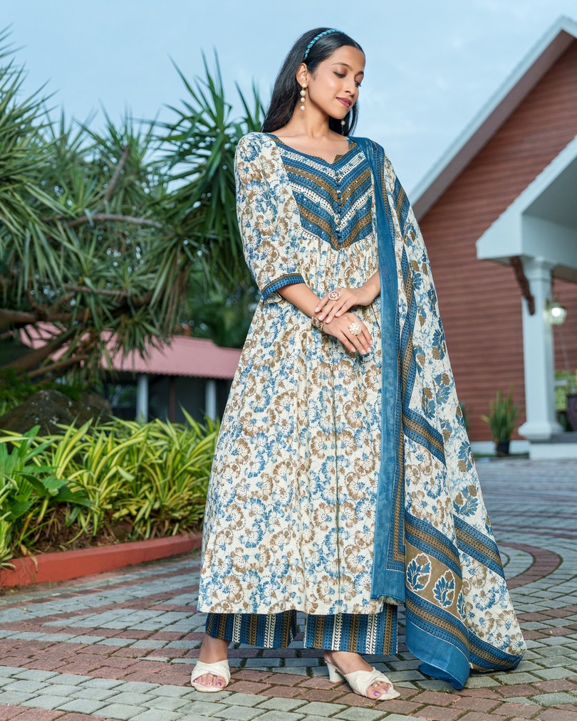 Aarvee Creation Setwise 2 Cotton Salwar Kameez Size Set collection 7