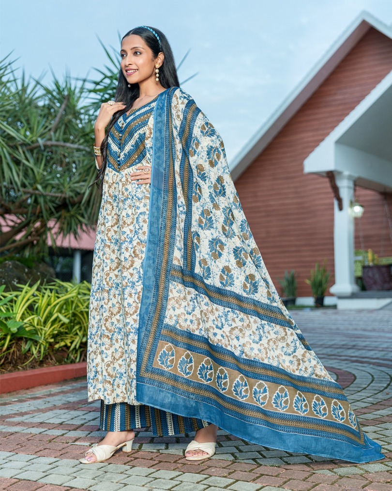 Aarvee Creation Setwise 2 Cotton Salwar Kameez Size Set collection 6