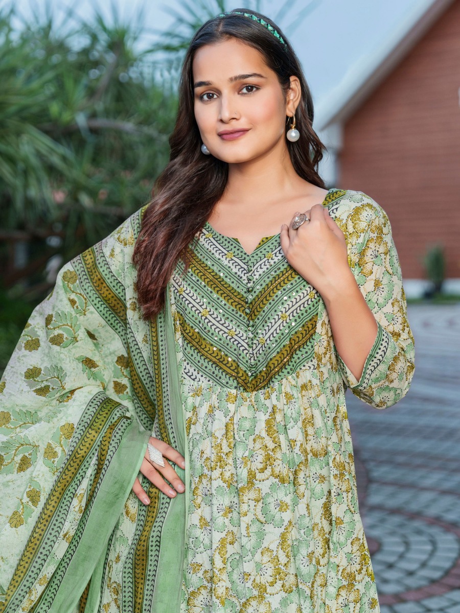 Aarvee Creation Setwise 2 Cotton Salwar Kameez Size Set collection 2