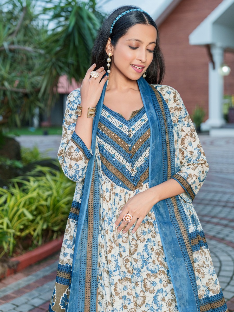 Aarvee Creation Setwise 2 Cotton Salwar Kameez Size Set collection 3