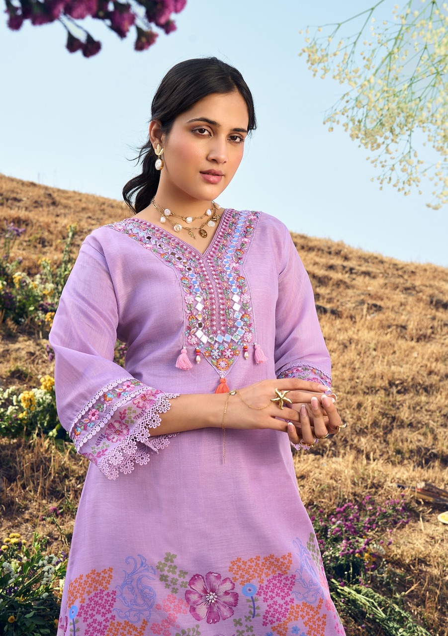 Anju Fabrics Rhythm 2 Embroidery Salwar Kameez Catalog collection 9