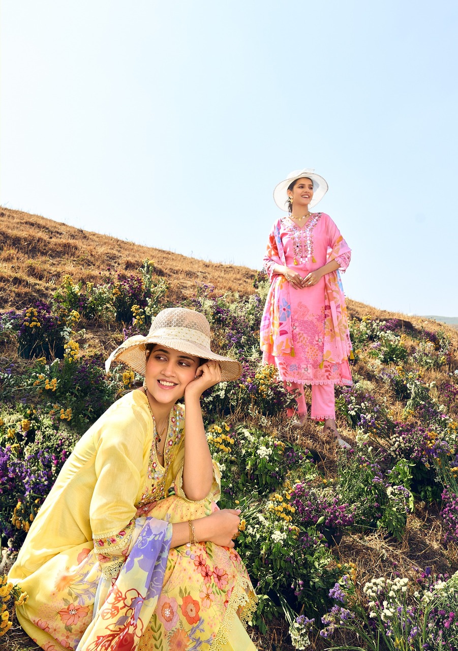 Anju Fabrics Rhythm 2 Embroidery Salwar Kameez Catalog collection 3