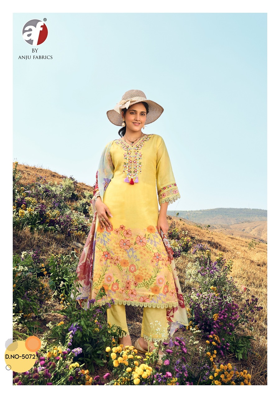Anju Fabrics Rhythm 2 Embroidery Salwar Kameez Catalog collection 19