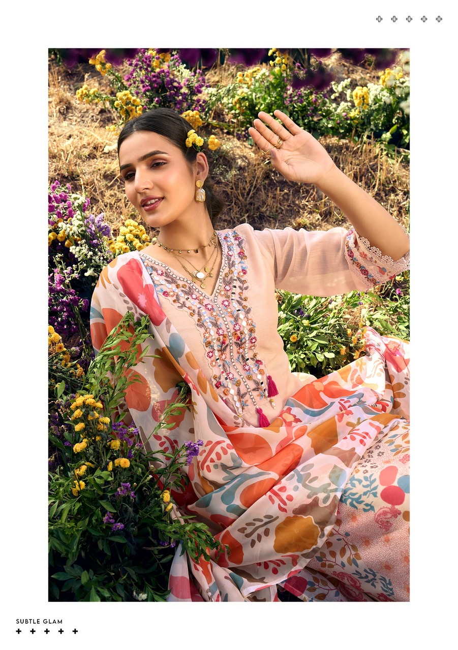 Anju Fabrics Rhythm 2 Embroidery Salwar Kameez Catalog collection 5
