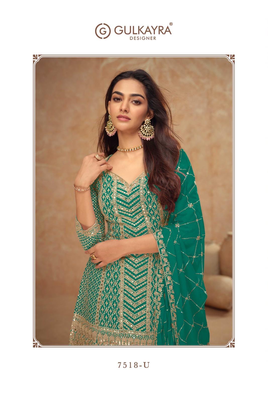 Gulkayra Palak 5 Designer Wedding Party Salwar Suits Catalog collection 12