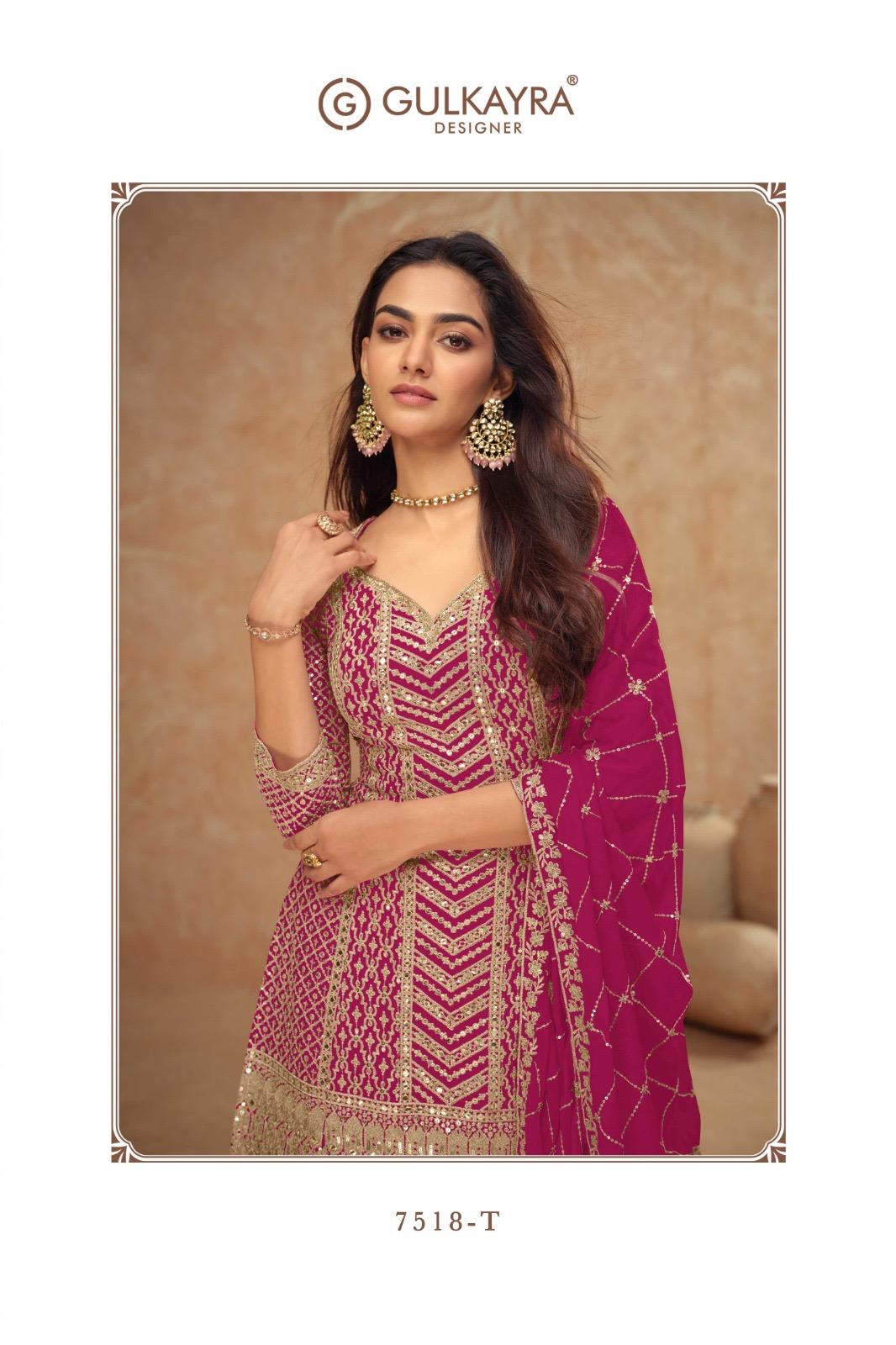 Gulkayra Palak 5 Designer Wedding Party Salwar Suits Catalog collection 1