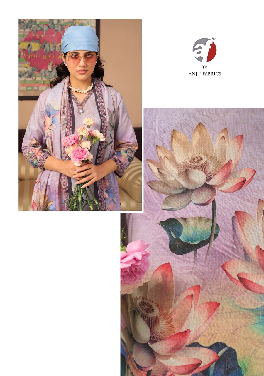 Anju Fabrics Comfort Lady 3 Cotton Salwar Kameez Catalog collection 19