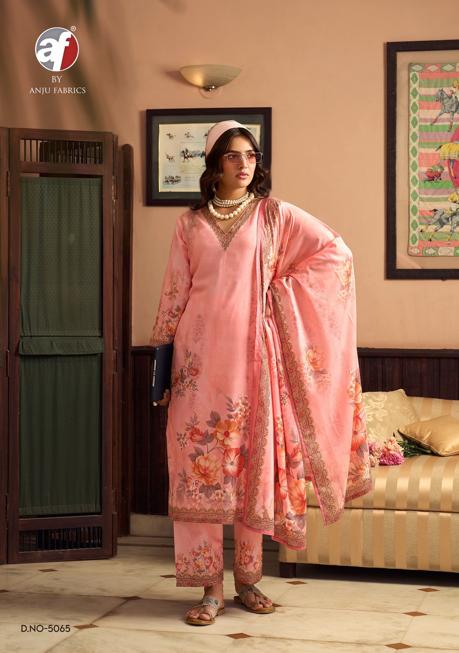 Anju Fabrics Comfort Lady 3 Cotton Salwar Kameez Catalog collection 10