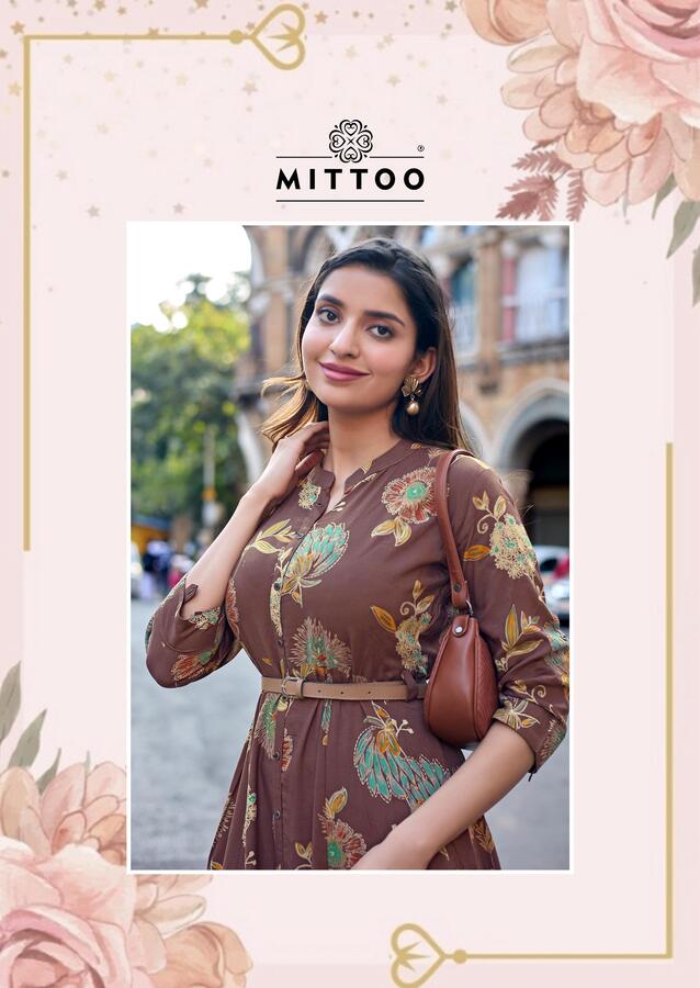Mittoo Kurti Belt Vol 25 One Piece Dress Catalog collection 8
