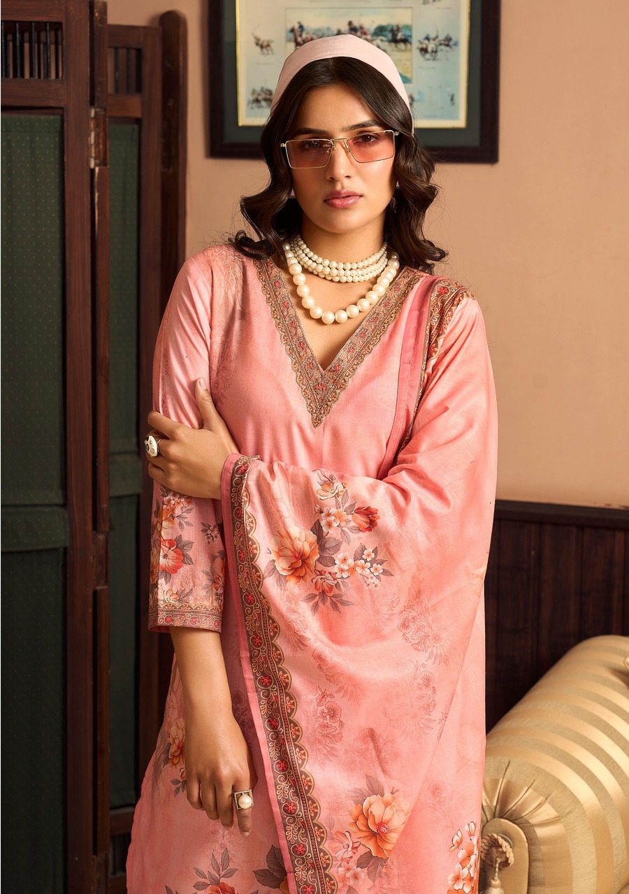 Anju Fabrics Comfort Lady 3 Cotton Salwar Kameez Catalog collection 1