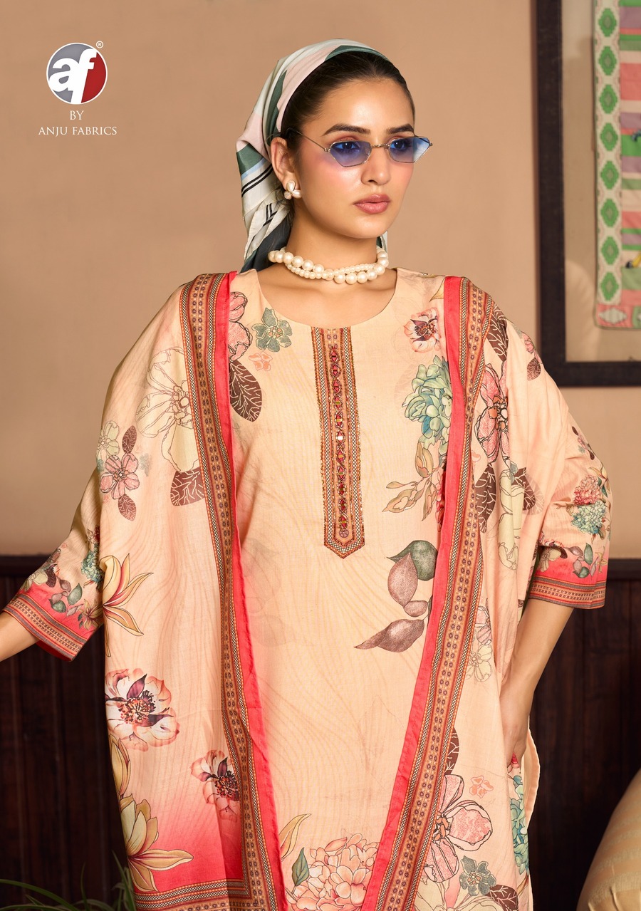 Anju Fabrics Comfort Lady 3 Cotton Salwar Kameez Catalog collection 9