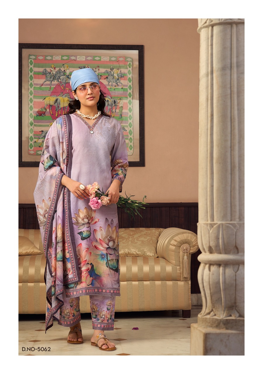 Anju Fabrics Comfort Lady 3 Cotton Salwar Kameez Catalog collection 18