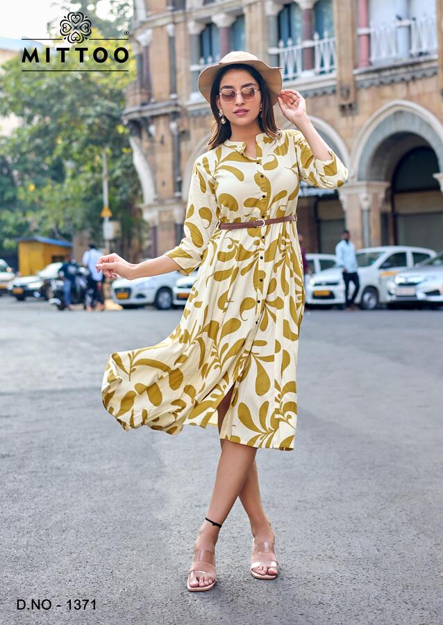 Mittoo Kurti Belt Vol 25 One Piece Dress Catalog collection 3