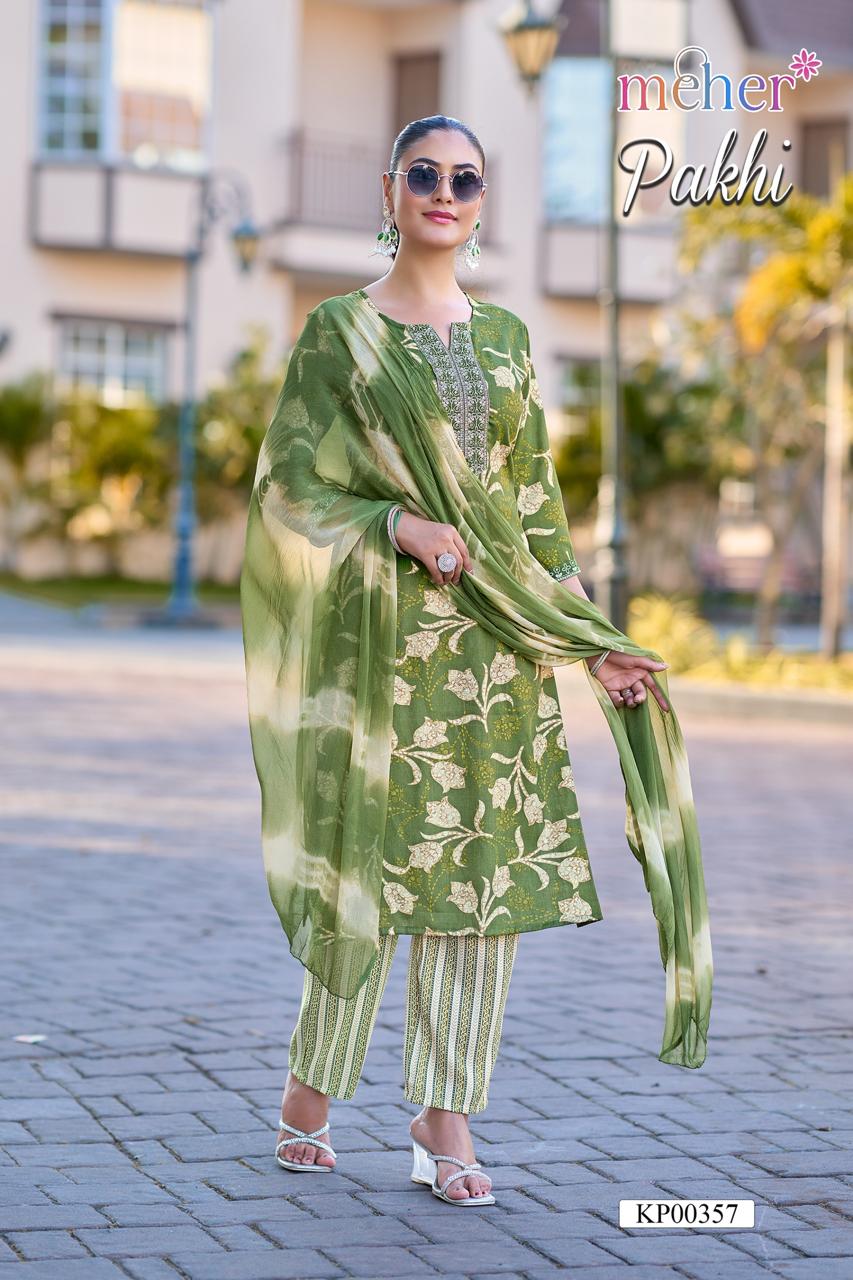 Meher Pakhi Printed Salwar Kameez Catalog collection 4