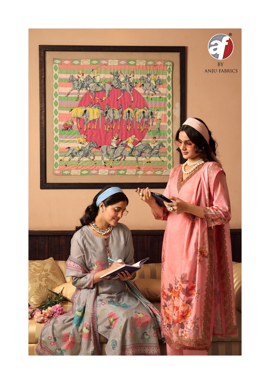Anju Fabrics Comfort Lady 3 Cotton Salwar Kameez Catalog collection 14
