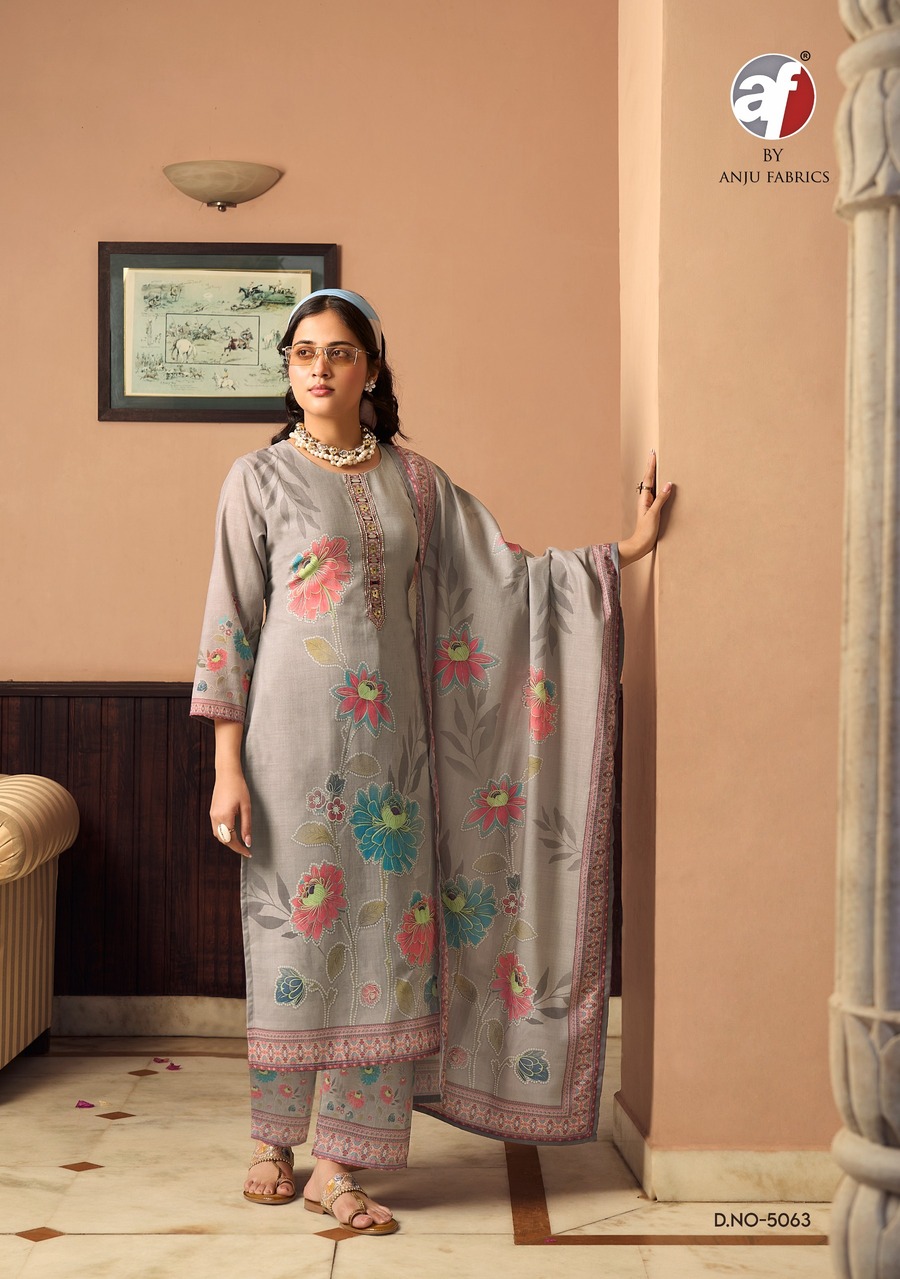 Anju Fabrics Comfort Lady 3 Cotton Salwar Kameez Catalog collection 5