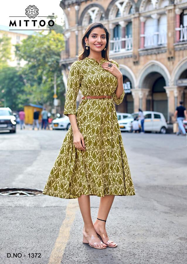 Mittoo Kurti Belt Vol 25 One Piece Dress Catalog collection 1