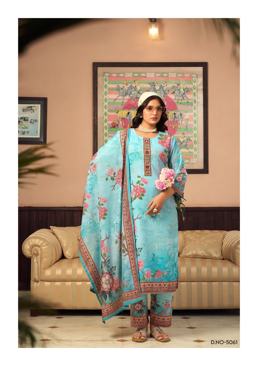 Anju Fabrics Comfort Lady 3 Cotton Salwar Kameez Catalog collection 11
