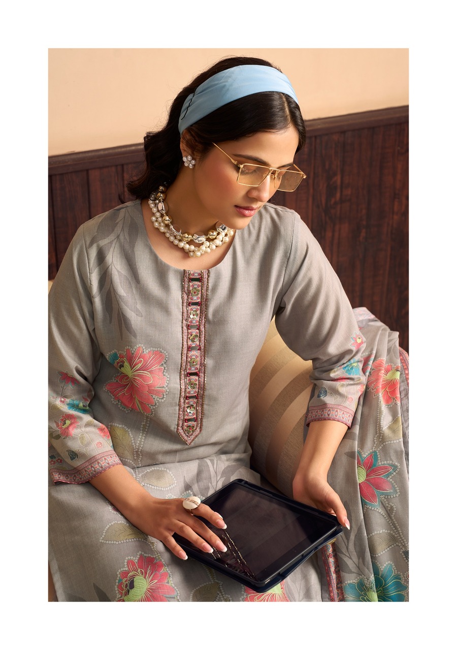 Anju Fabrics Comfort Lady 3 Cotton Salwar Kameez Catalog collection 16