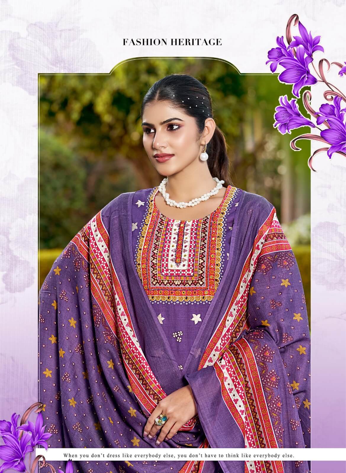 Rangmaya Cotton Aura Printed Salwar Kameez Catalog collection 10