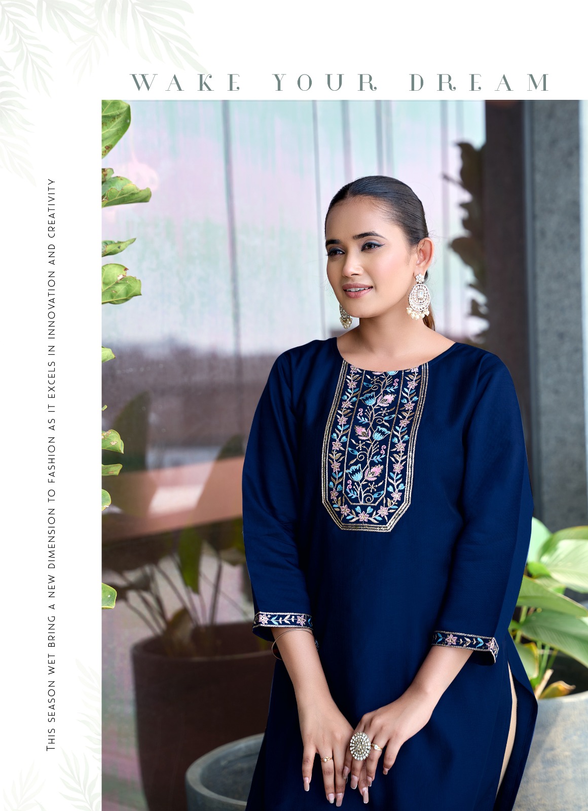 Vaniska Five Star Vol 3 Embroidery Kurti Catalog collection 5