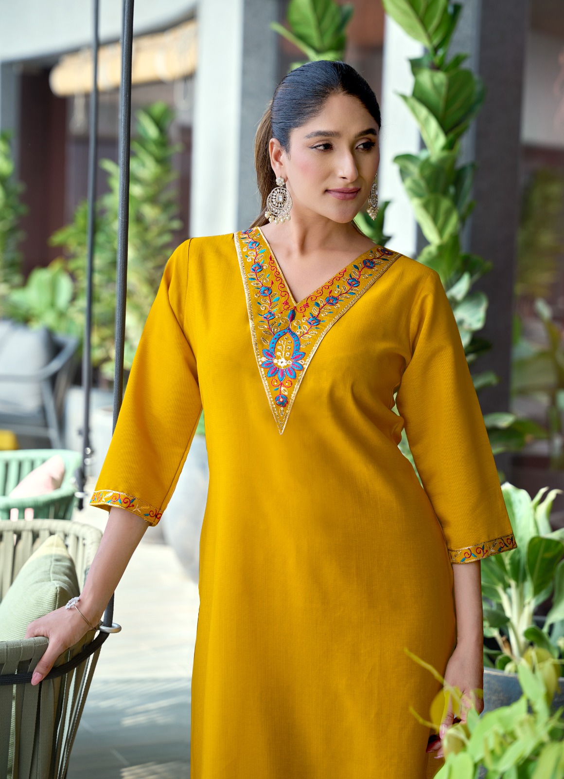 Vaniska Five Star Vol 3 Embroidery Kurti Catalog collection 4