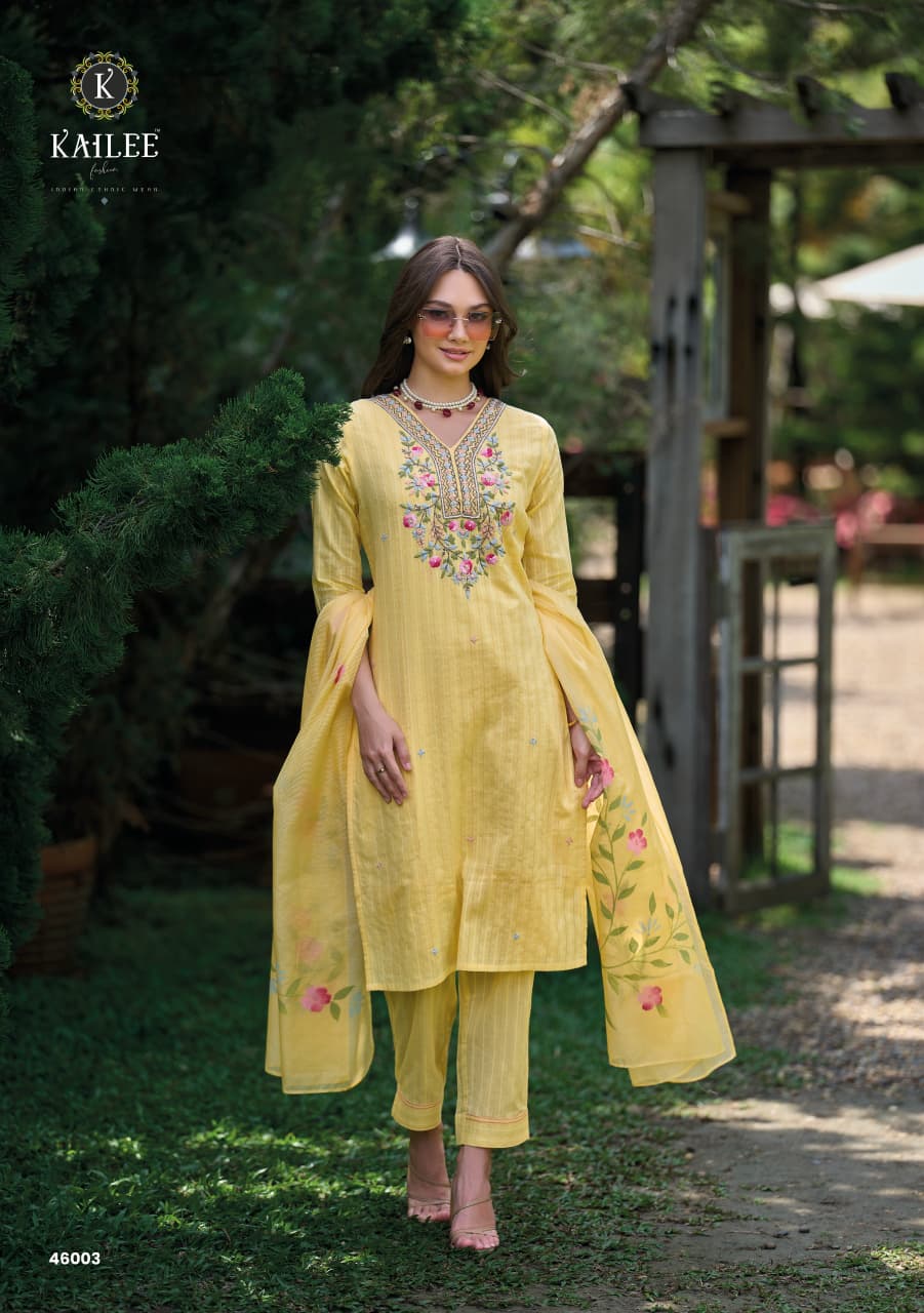 Kailee Fashion Summer Garden Cotton Salwar Kameez Catalog collection 1