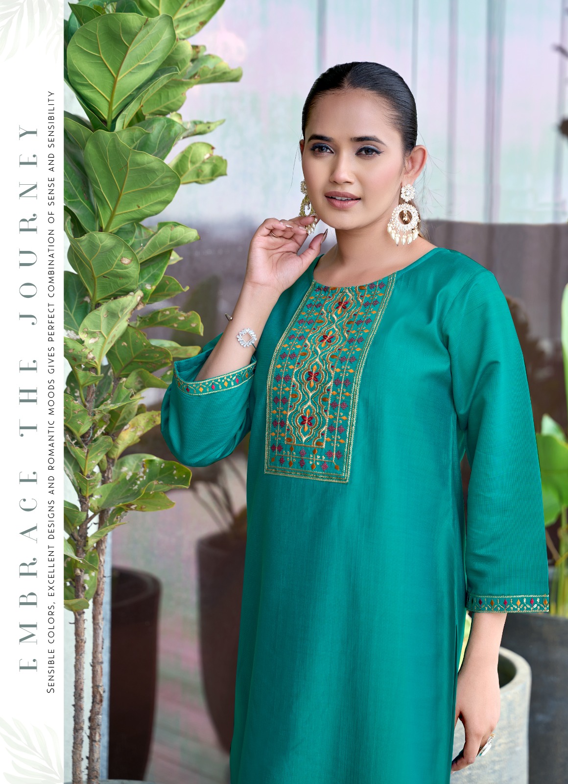 Vaniska Five Star Vol 3 Embroidery Kurti Catalog collection 12