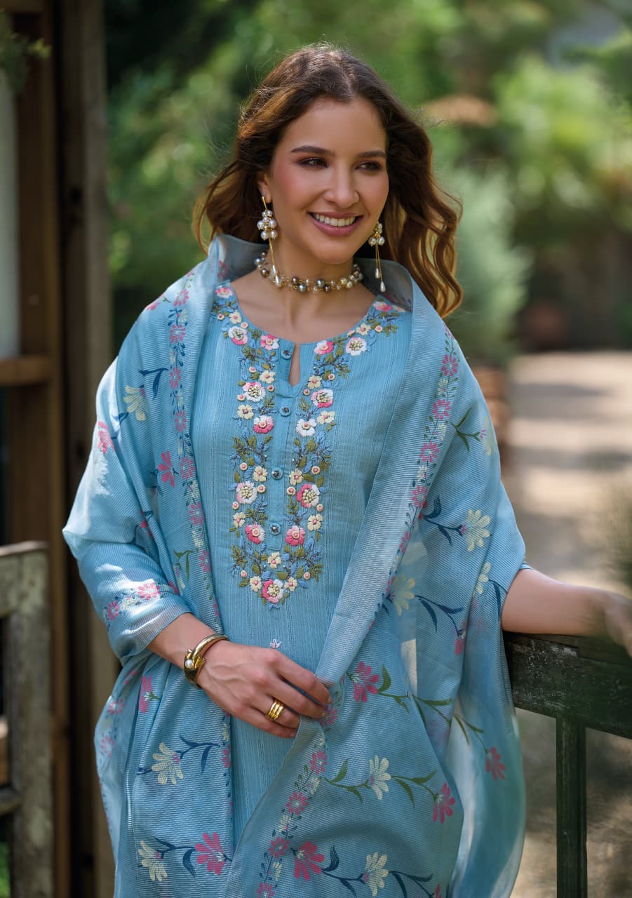 Kailee Fashion Summer Garden Cotton Salwar Kameez Catalog collection 12