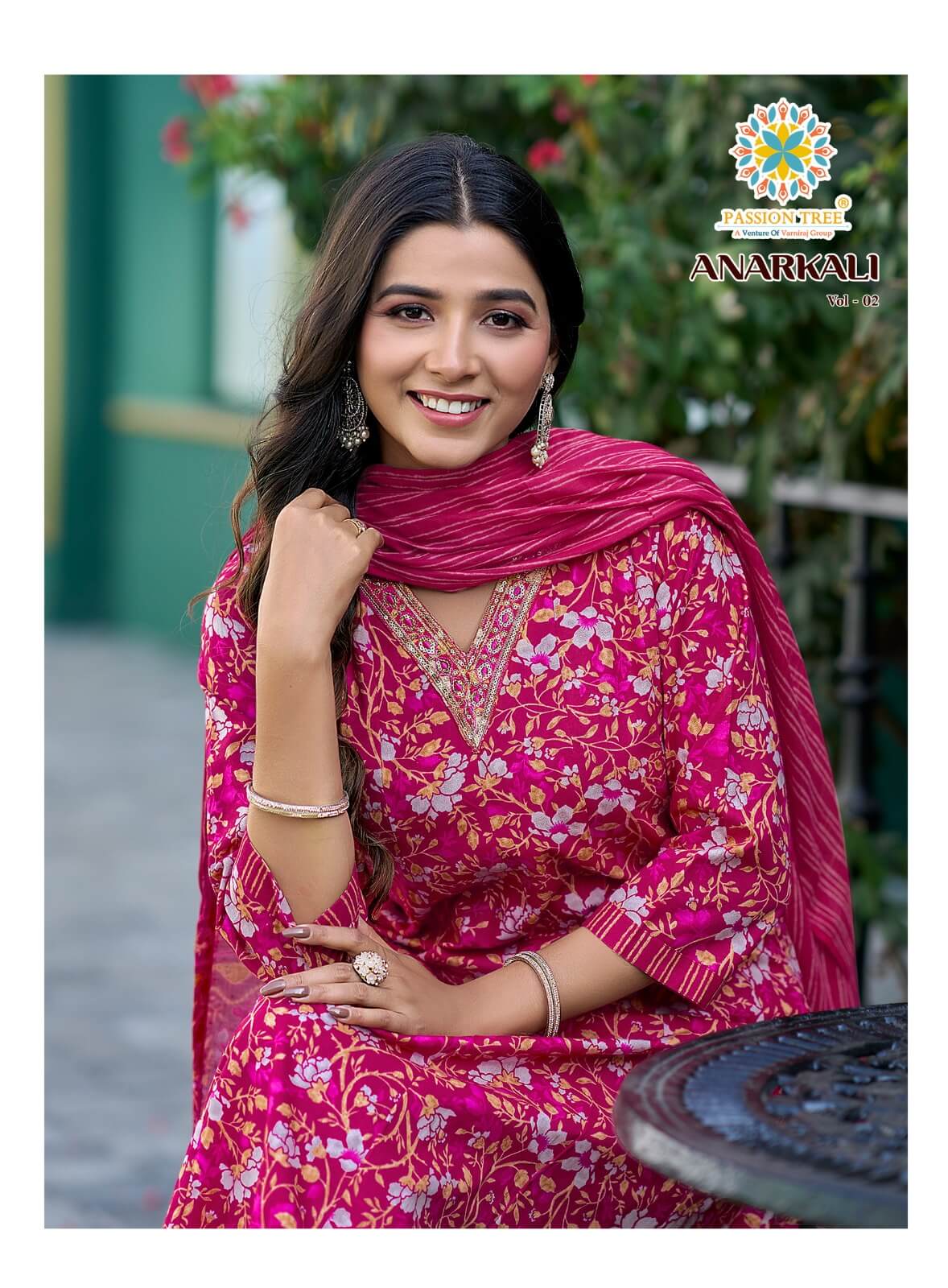 Passion Tree Anarkali Vol 2 Printed Salwar Kameez Catalog collection 9