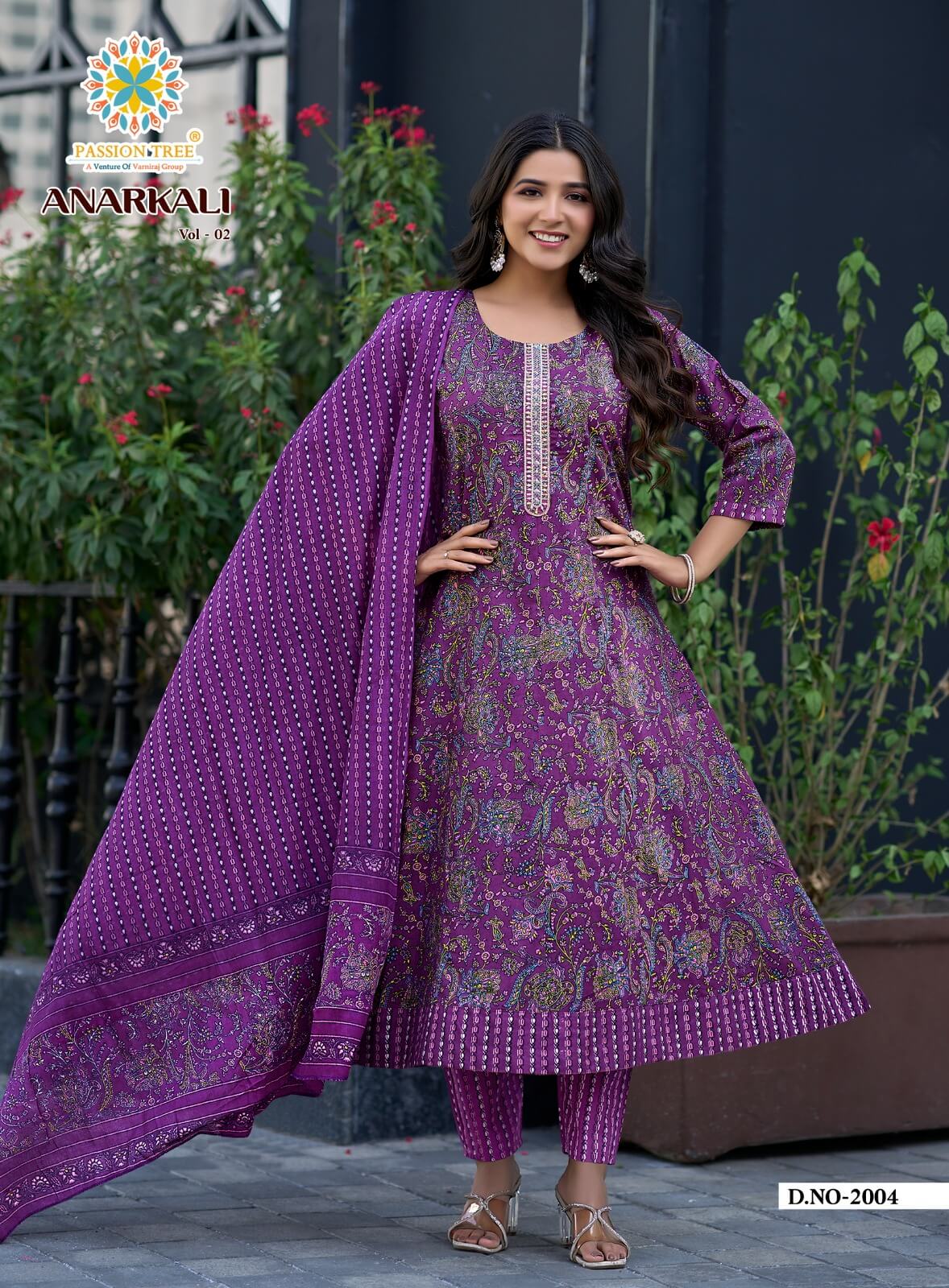 Passion Tree Anarkali Vol 2 Printed Salwar Kameez Catalog collection 6