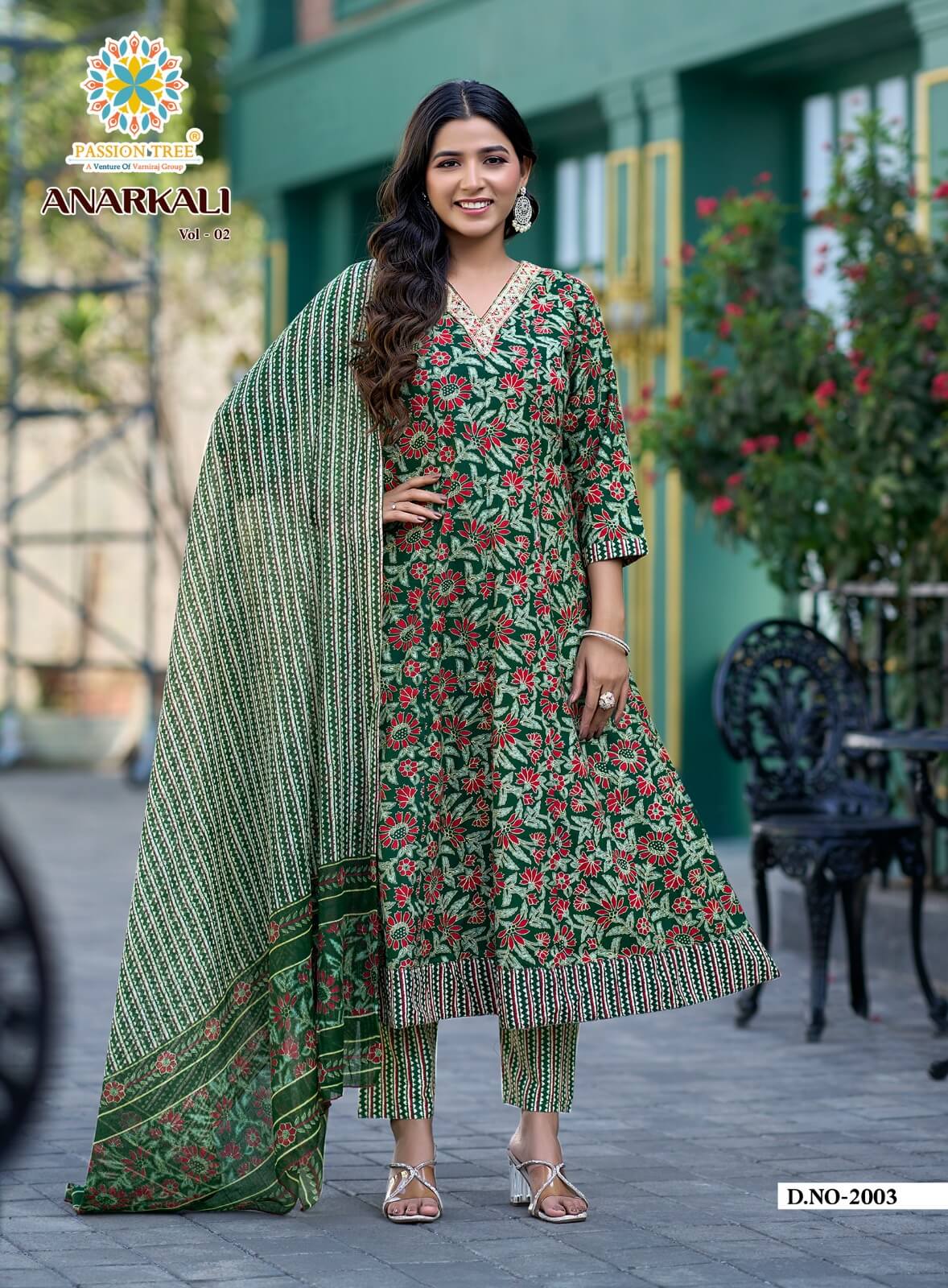 Passion Tree Anarkali Vol 2 Printed Salwar Kameez Catalog collection 5