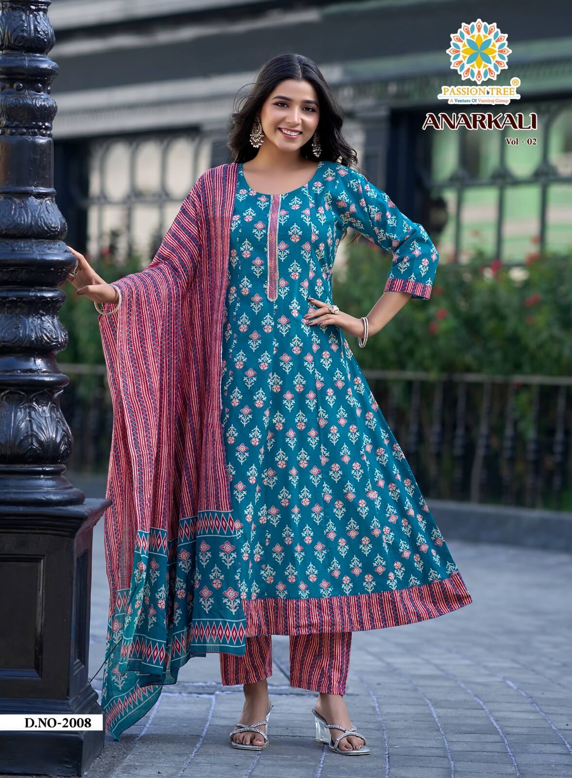 Passion Tree Anarkali Vol 2 Printed Salwar Kameez Catalog collection 10