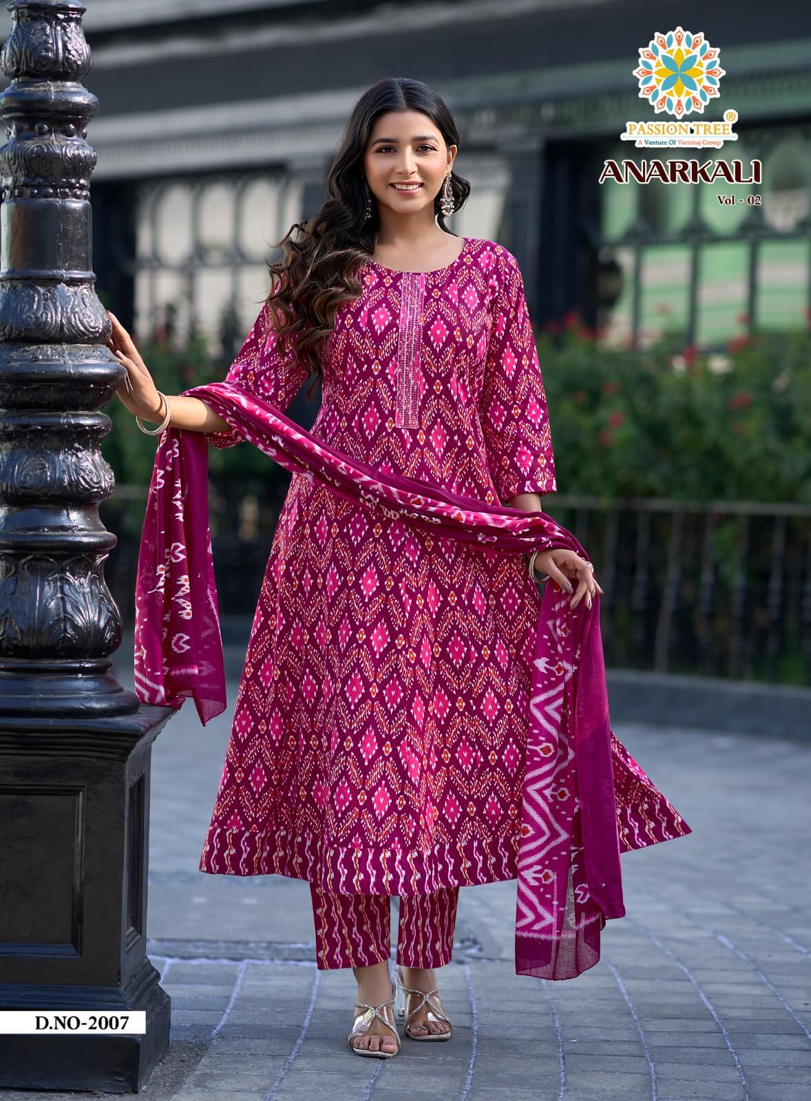 Passion Tree Anarkali Vol 2 Printed Salwar Kameez Catalog collection 2