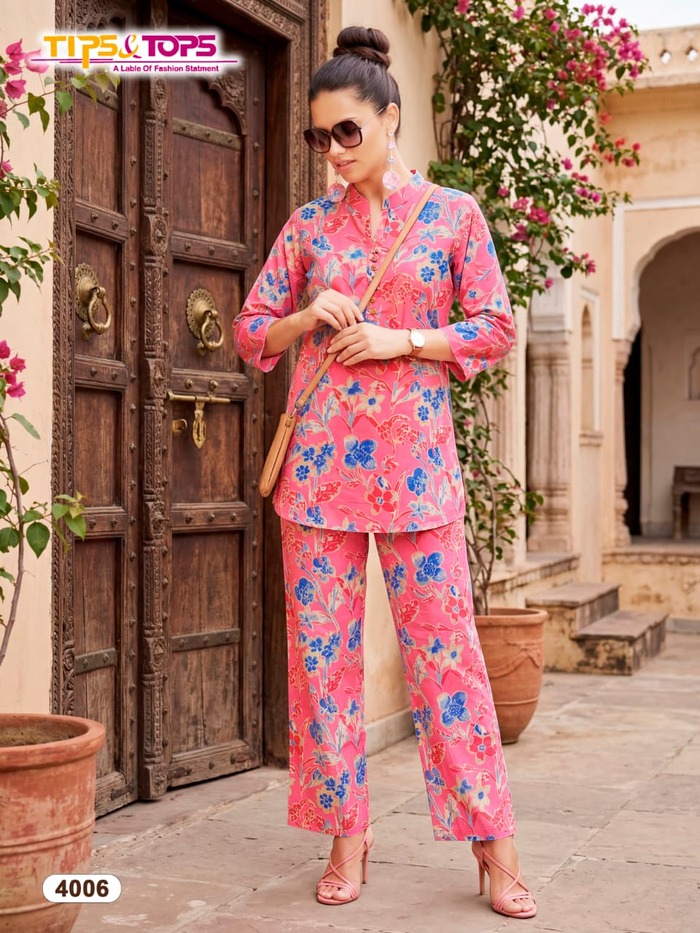 Tips And Tops Cotton Trends Vol 4 Co Ord Set Catalog collection 5