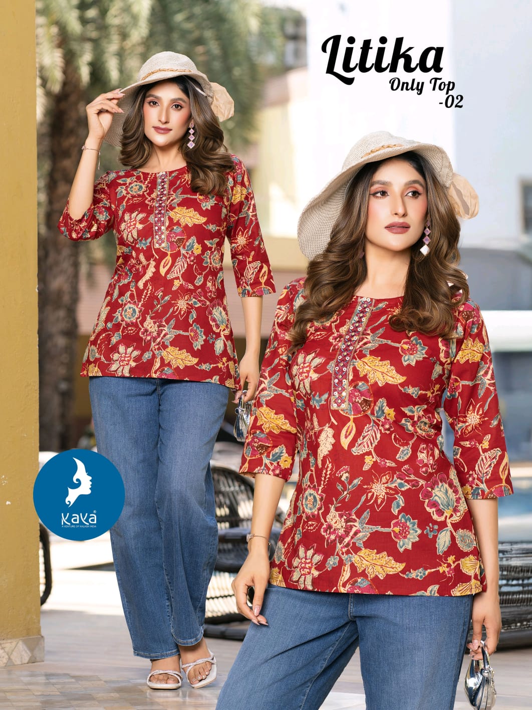 Kaya Kurti Litika Printed Kurtis Catalog collection 8