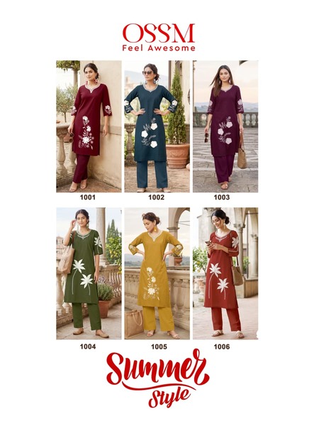 Ossm Summer Style Co Ord Set Catalog collection 6