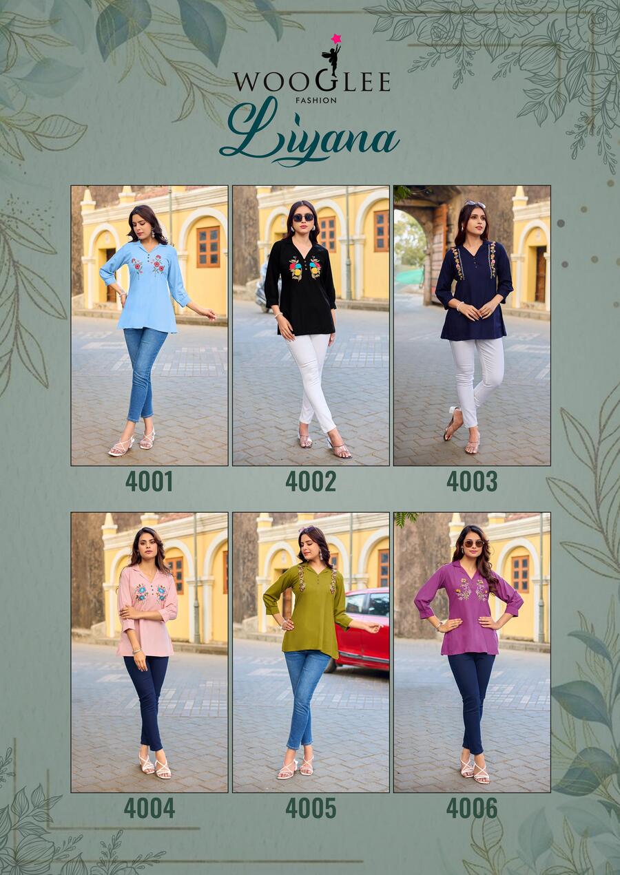 Wooglee Fashion Liyana Ladies Tops Catalog collection 9