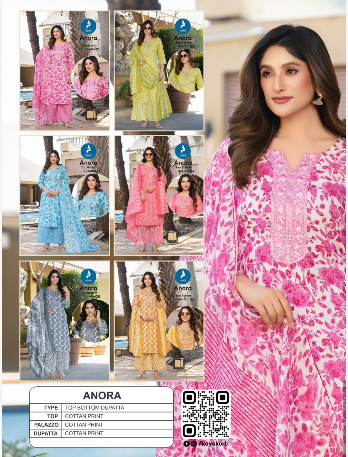 Kaya Kurti Anora Cotton Salwar Kameez Catalog collection 4