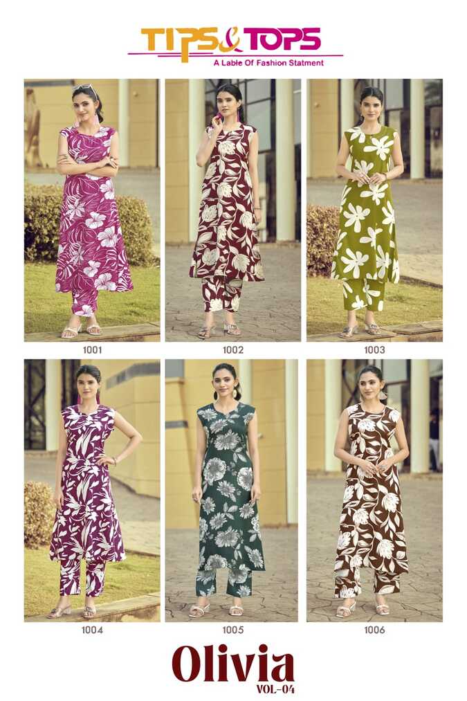 Tips And Tops Olivia Vol 4 Co Ord Set Catalog collection 1