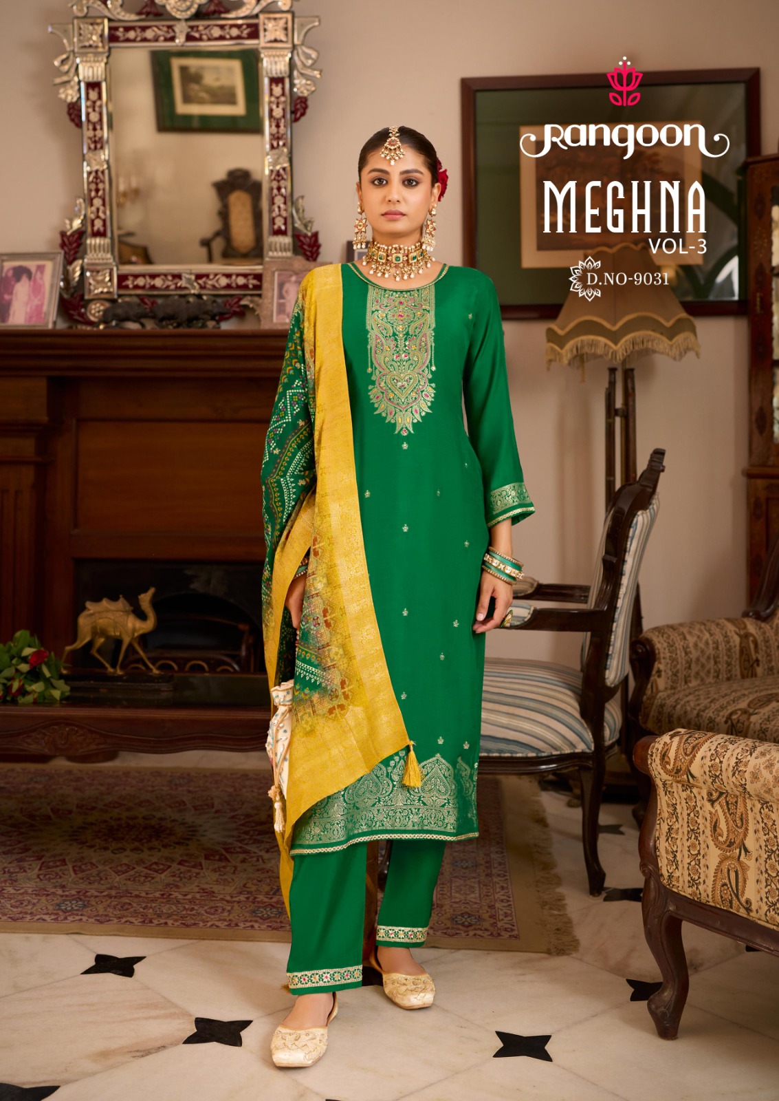 Rangoon Meghna Vol 3 Readymade Dress Catalog collection 2
