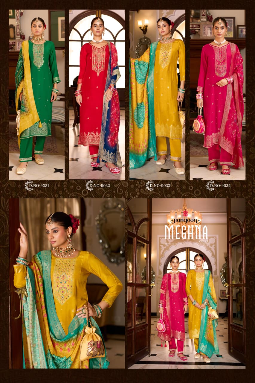 Rangoon Meghna Vol 3 Readymade Dress Catalog collection 4