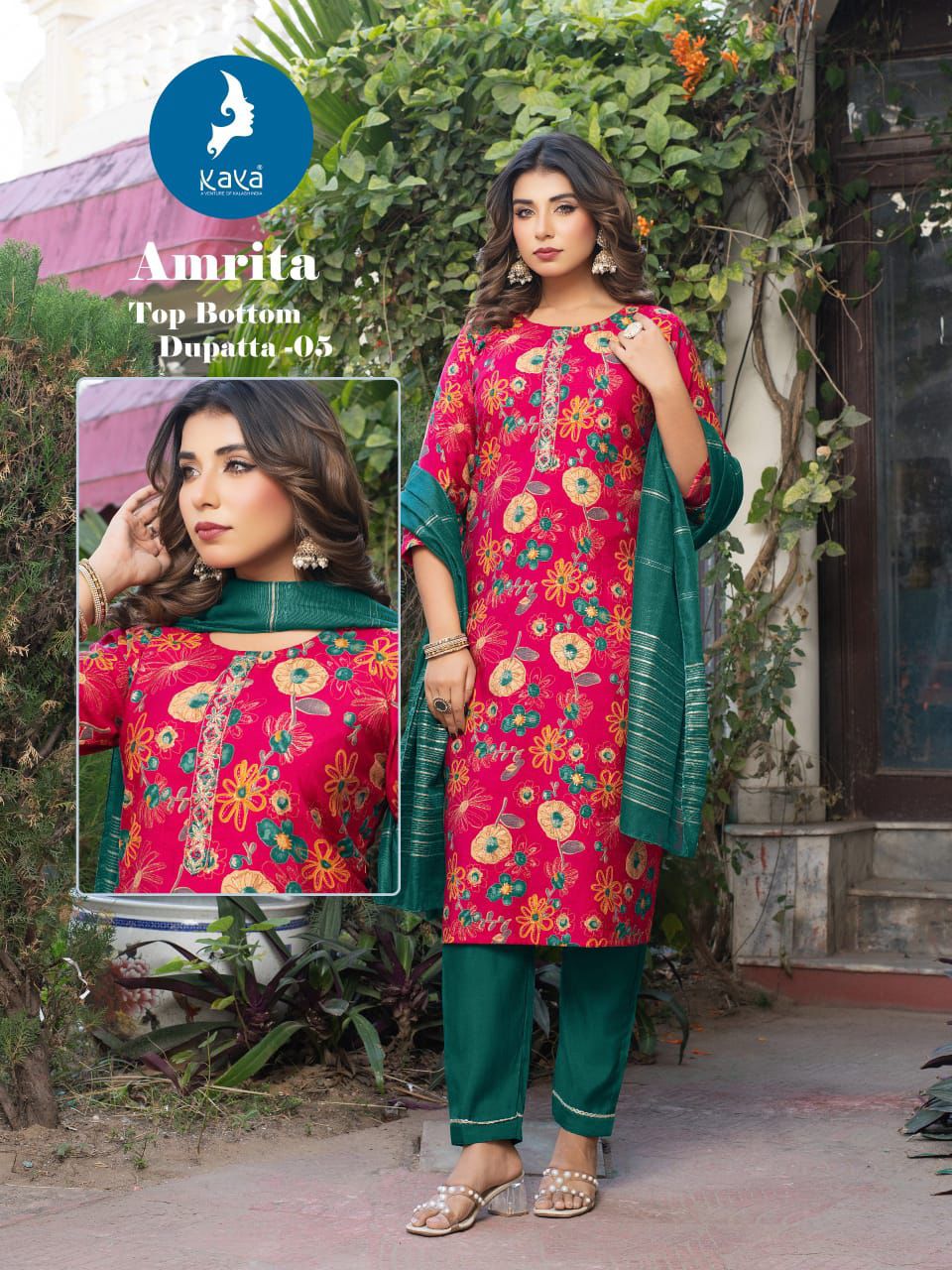 Kaya Kurti Amrita Printed Salwar Kameez Catalog collection 4