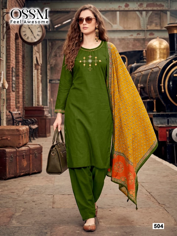 Ossm Malhar Vol 5 Cotton Salwar Kameez Catalog collection 1