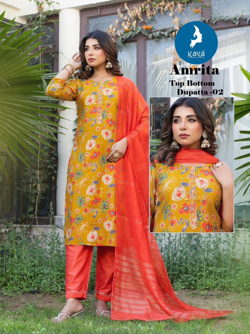 Kaya Kurti Amrita Printed Salwar Kameez Catalog collection 7