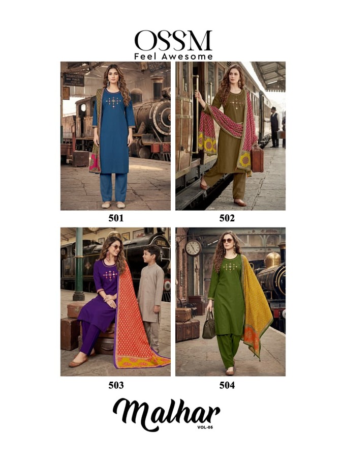 Ossm Malhar Vol 5 Cotton Salwar Kameez Catalog collection 3