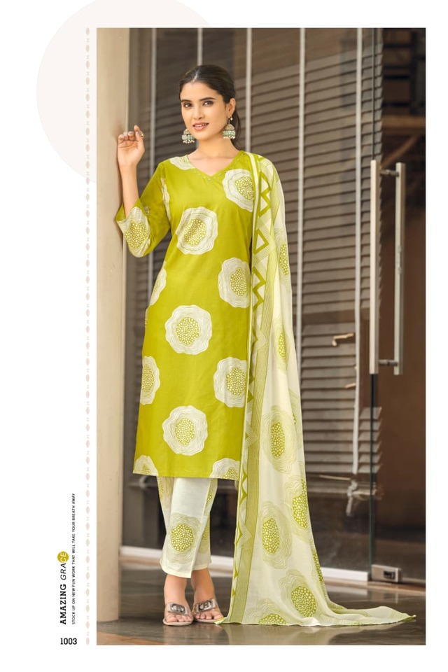 Tips And Tops Summer Stories Printed Salwar Kameez Catalog collection 3