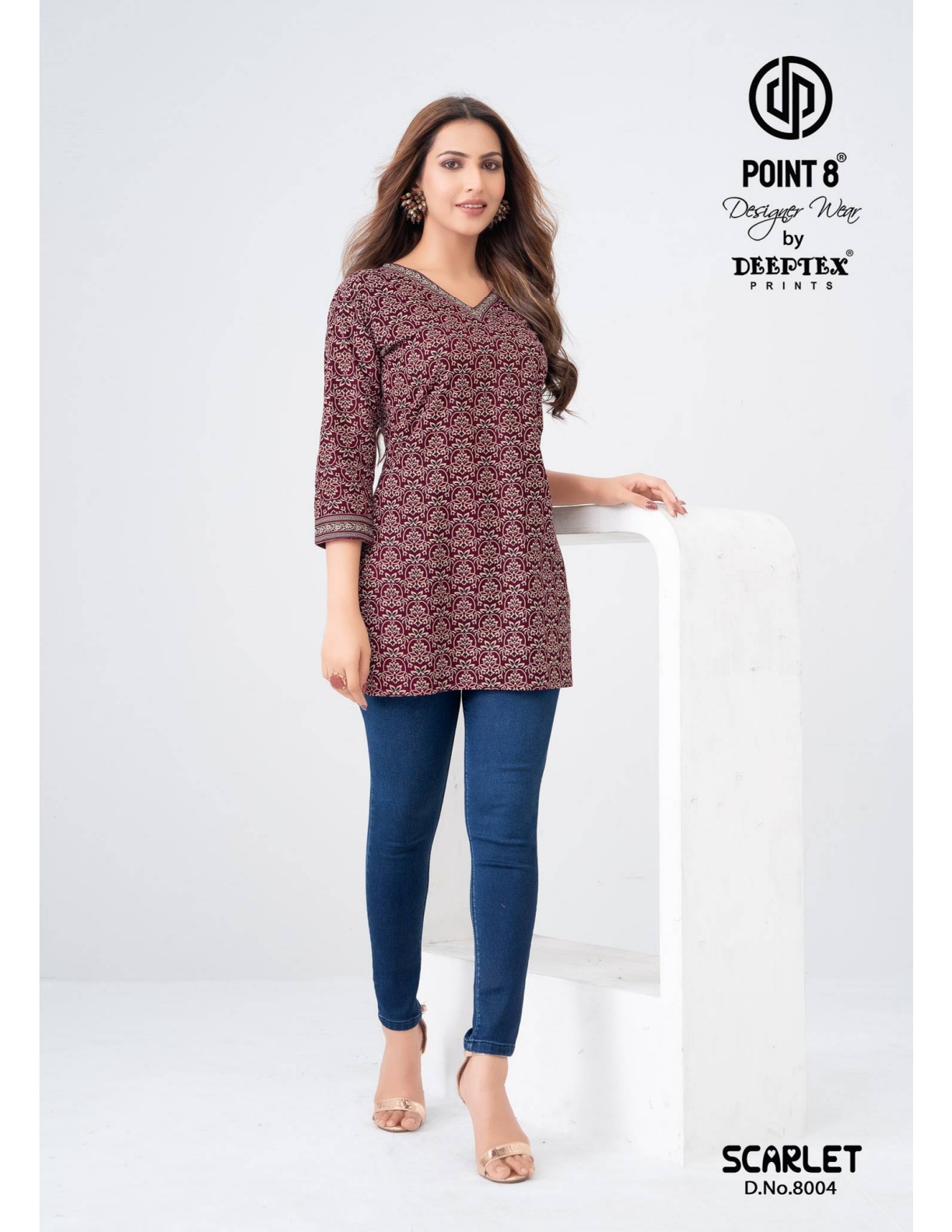 Deeptex Point 8 Scarlet Vol 8 Ladies Tops Catalog collection 8